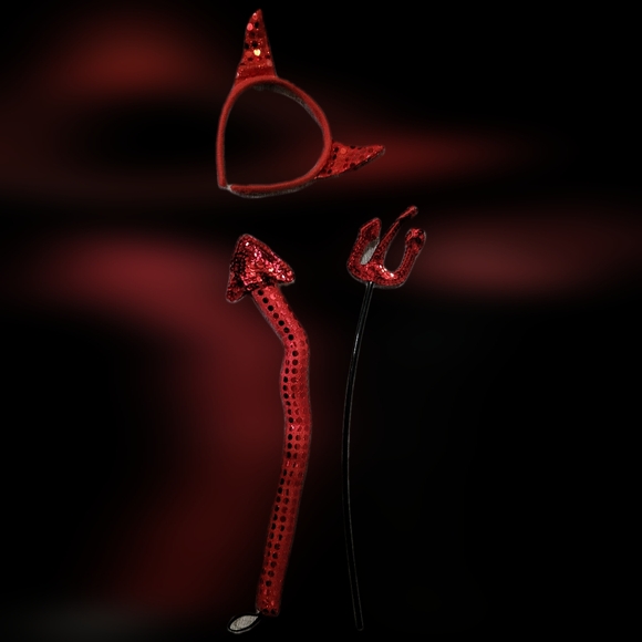 🎃Child's Red Devil Costume 6x unisex - Picture 4 of 8